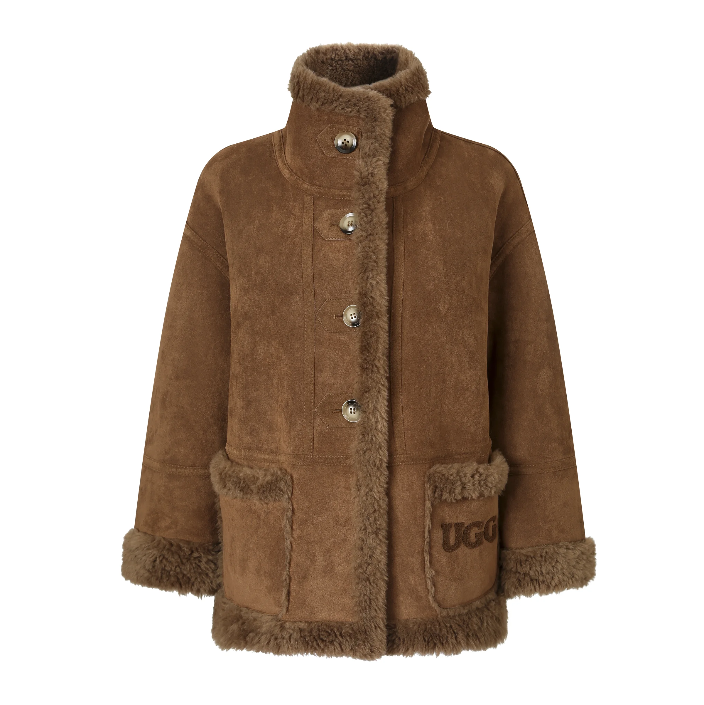 Winter Ridge Women's Reversible UGG Wool Coat product detail 5 image